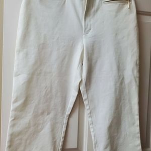 Ralph Laren White Barbado  Pant